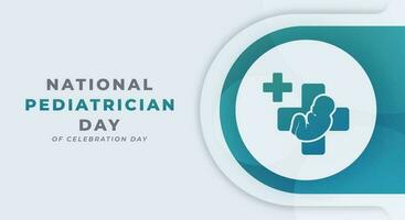 National Pediatrician Day Celebration Vector Design Illustration for Background, Poster, Banner, Advertising, Greeting Card