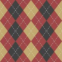 Argyle vector pattern. Argyle pattern. Autumn argyle pattern. Seamless geometric pattern for clothing, wrapping paper, backdrop, background, gift card, sweater.