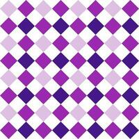 Purple checkered pattern. Checkered vector seamless pattern. Decorative element, wall tile, swimming pool, floor tile, bathroom decoration