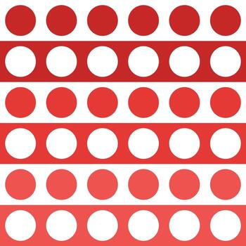 Red circle. Circle on stripe line pattern background. circle pattern background. line background. Seamless pattern. for backdrop, decoration, Gift wrapping vector