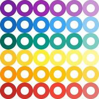 Rainbow circle pattern. Circle vector seamless pattern. Decorative element, wrapping paper, wall tiles, floor tiles, bathroom tiles.