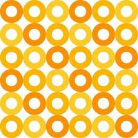 Orange circle pattern. Circle vector seamless pattern. Decorative element, wrapping paper, wall tiles, floor tiles, bathroom tiles.