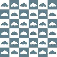 Grey cloud. cloud pattern. cloud pattern background. cloud background. Seamless pattern. for backdrop, decoration, Gift wrapping vector