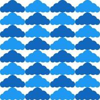 Blue cloud. cloud pattern. cloud pattern background. cloud background. Seamless pattern. for backdrop, decoration, Gift wrapping vector