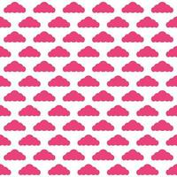 Pink cloud. cloud pattern. cloud pattern background. cloud background. Seamless pattern. for backdrop, decoration, Gift wrapping vector