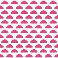 Pink cloud. cloud pattern. cloud pattern background. cloud background. Seamless pattern. for backdrop, decoration, Gift wrapping vector