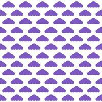 Purple cloud. cloud pattern. cloud pattern background. cloud background. Seamless pattern. for backdrop, decoration, Gift wrapping vector