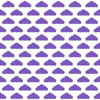 Purple cloud. cloud pattern. cloud pattern background. cloud background. Seamless pattern. for backdrop, decoration, Gift wrapping vector