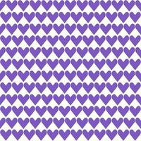 Purple heart pattern. Heart vector pattern. Heart pattern.  Seamless geometric pattern for clothing, wrapping paper, backdrop, background, gift card, decorating.