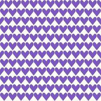 Purple heart pattern. Heart vector pattern. Heart pattern.  Seamless geometric pattern for clothing, wrapping paper, backdrop, background, gift card, decorating.