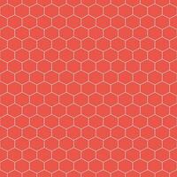 Red honeycomb pattern. Honeycomb vector pattern. Honeycomb pattern.  Seamless geometric pattern for floor, wrapping paper, backdrop, background, gift card, decorating.