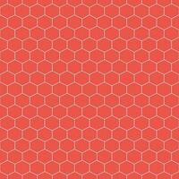 Red honeycomb pattern. Honeycomb vector pattern. Honeycomb pattern.  Seamless geometric pattern for floor, wrapping paper, backdrop, background, gift card, decorating.