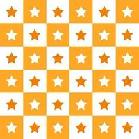 Orange star. star pattern. star pattern background. star background. Seamless pattern. for backdrop, decoration, Gift wrapping vector
