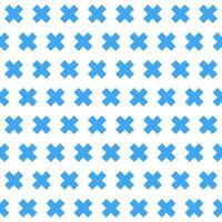 Blue cross pattern. Cross vector pattern. Cross pattern.  Seamless geometric pattern for clothing, wrapping paper, backdrop, background, gift card, decorating.