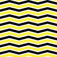 Yellow and black zigzag pattern. zigzag line pattern. zigzag seamless pattern. Decorative elements, clothing, paper wrapping, bathroom tiles, wall tiles, backdrop, background. vector