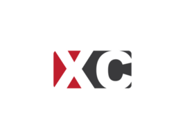 Monogramm Platz xc png Logo, minimal kreativ xc Logo Brief Design
