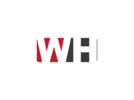 fyrkant wh logotyp ikon png, png wh logotyp brev vektor konst