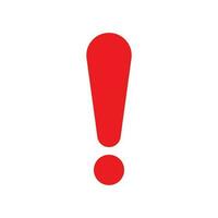 exclamation icon vector design template