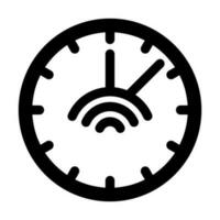 inteligente reloj vector glifo icono para personal y comercial usar.