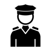 Police Vector Glyph Icon For Personal And Commercial Use.