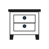 cartoon  illustration of a box table vector