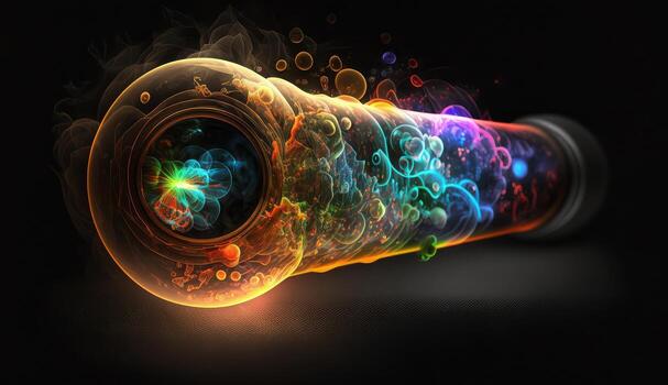 glow stick created using Technology photo