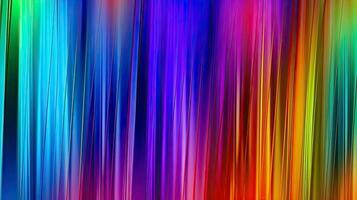 resumen iridiscente antecedentes desde rayas de diferente iridiscente colores. arco iris antecedentes. ai generado generativo ai foto
