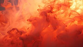 smoke billowing and intertwining to form abstract shapes and patterns, photo