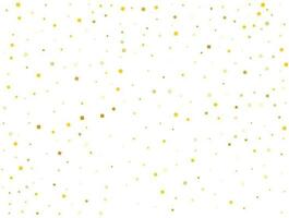 Gold Squares. Confetti celebration, Falling golden abstract decoration for party. vector