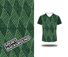 hexagonal deporte modelo jersey fútbol americano vector