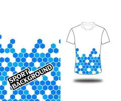 hexagonal pattern white mock up background vector