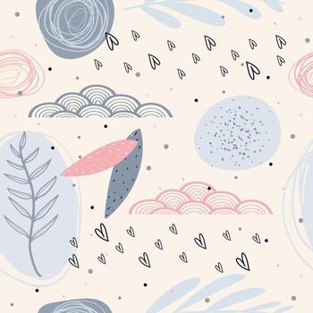 abstract seamless pattern. colorful abstract design vector