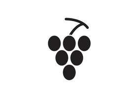 grape icon design template vector isolated