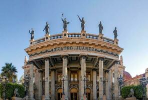 Juárez teatro en guanajuato, un cautivador mezcla de arquitectura, arte, y historia, un debe visitar punto de referencia foto