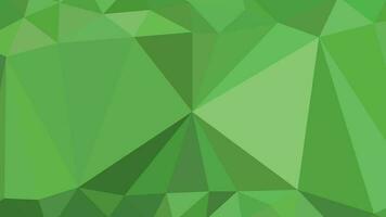 abstract green geometric background with triangles, copy space area vector