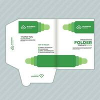 Business File Folder Design and Template for Your Company vector