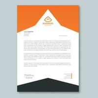 New letterhead design and template vector