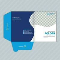 Corporate File Folder Design and Template for Your Company vector