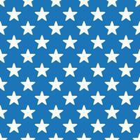 Stars seamless pattern. Stars on a pretty blue background, vector retro seamless pattern for packaging, fabric, paper, background.