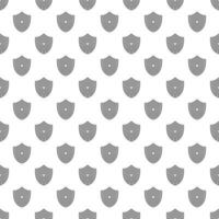 Abstract shield seamless pattern. Security shield protection vector geometric illustration. Stock vector illustration.
