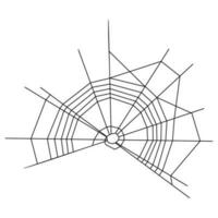 araña web telaraña Víspera de Todos los Santos elemento vector ilustración