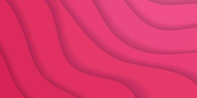 Red to Pink Paper cutout gradient background. Vector Illustration. EPS 10