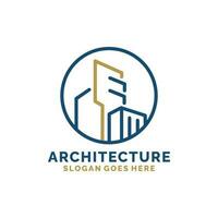 Real estate, architecture, construction logo design vector illustration