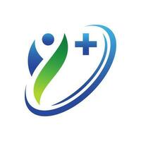 Medical health logo design templates vector