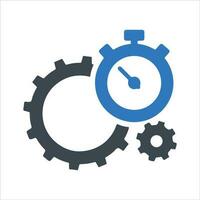 Productivity Icon. Vector and glyph