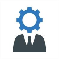 Business Specialist Icon. Vector and glyph