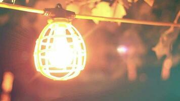 électrique lumière lanterne couleurs video