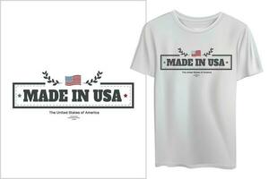 American labels design for T Shirts vector