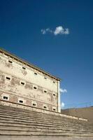 Alhondiga de Granaditas, A historic building in Guanajuato, Mexico, against a cloudy sky photo