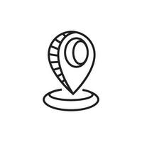 Location point vector icon design